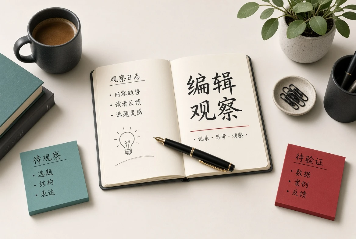 编辑观察和阅读核验主题